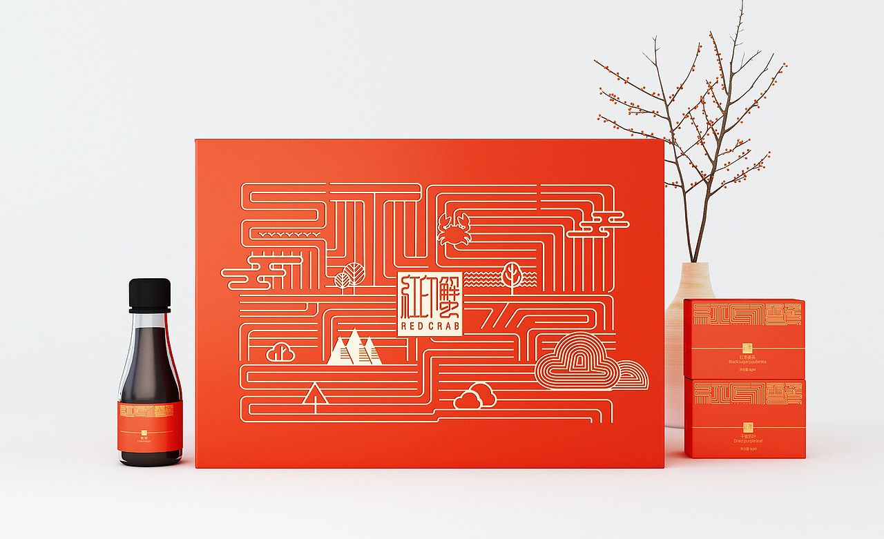 大闸蟹包装设计 大闸蟹礼盒包装设计 海鲜产品包装设计（图ZMjU1MzI1NDUy） - 包装 - 站酷设计师深圳智圆行方设计原创素材 - 站酷ZCOOL