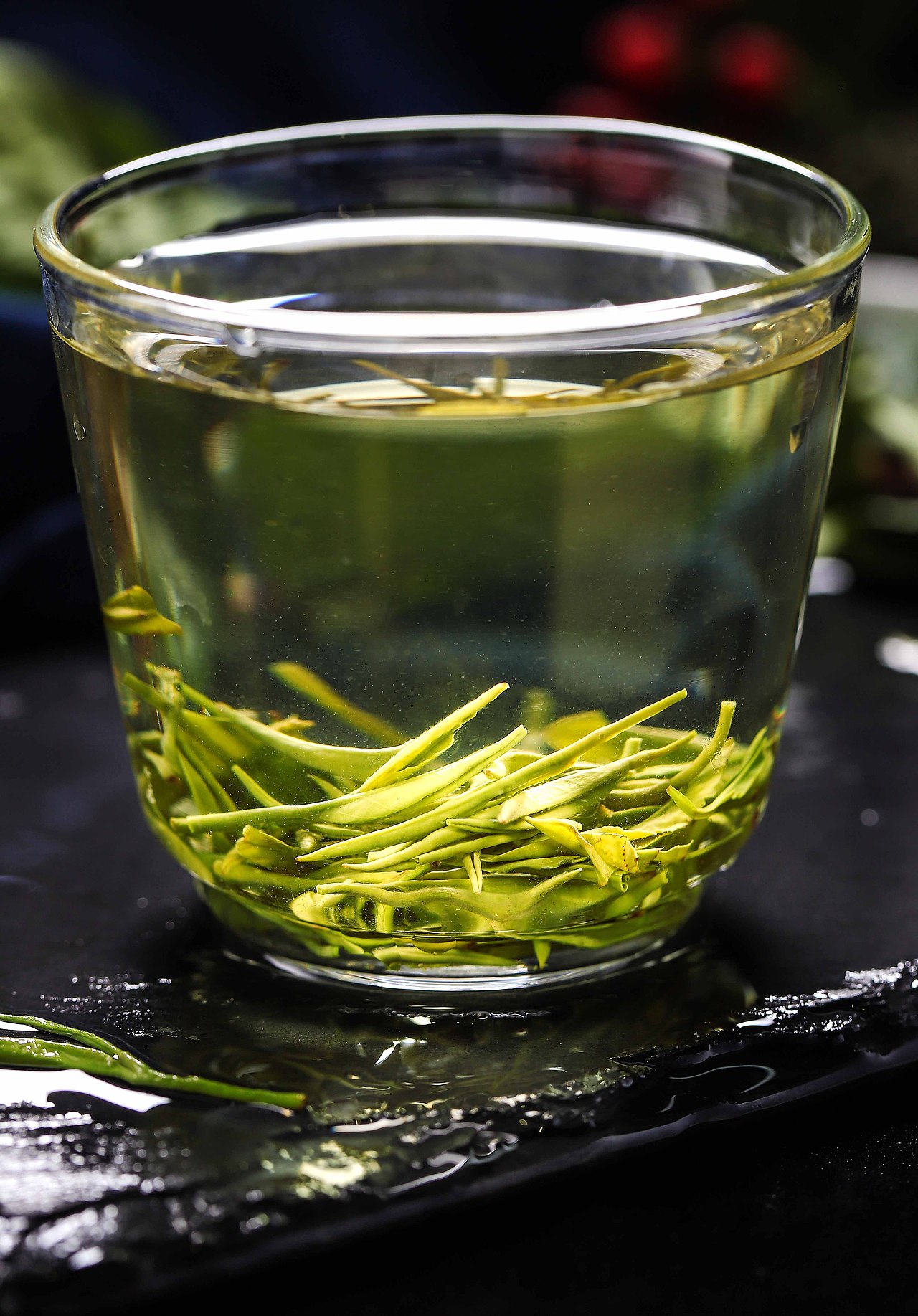 养生茶摄影 | 一级紫阳毛尖富硒茶绿