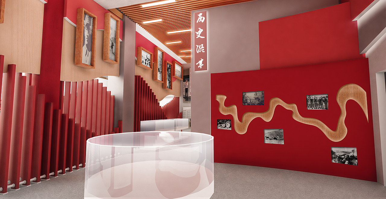党校主题馆室内渲染（图ZMTg0Njk3Mjc2） - 家装设计 - 站酷设计师唔污乌呜原创素材 - 站酷ZCOOL