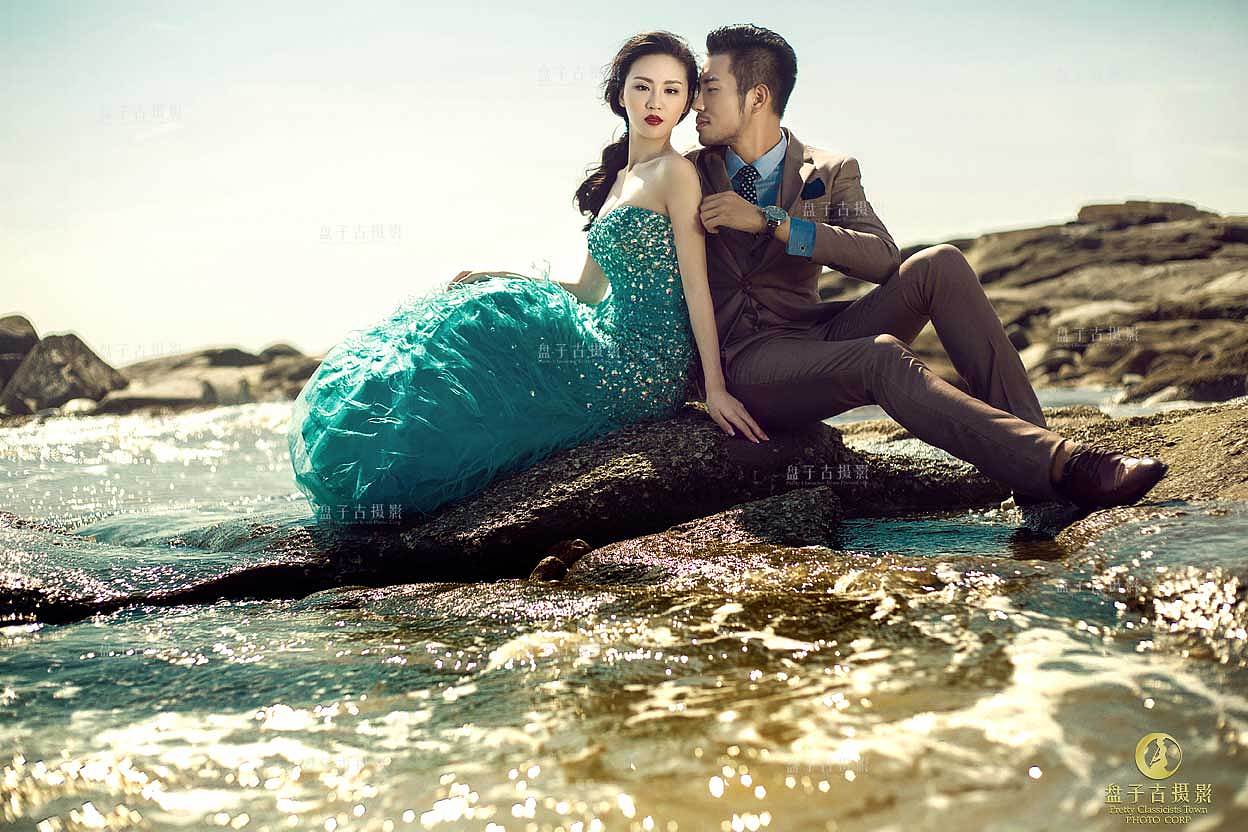 拍海景婚纱照的注意事项——莆田盘子古摄影分享（图ZOTE3NzQwMDA=） - 人像摄影 - 站酷设计师莆田盘子古摄影原创素材 - 站酷ZCOOL