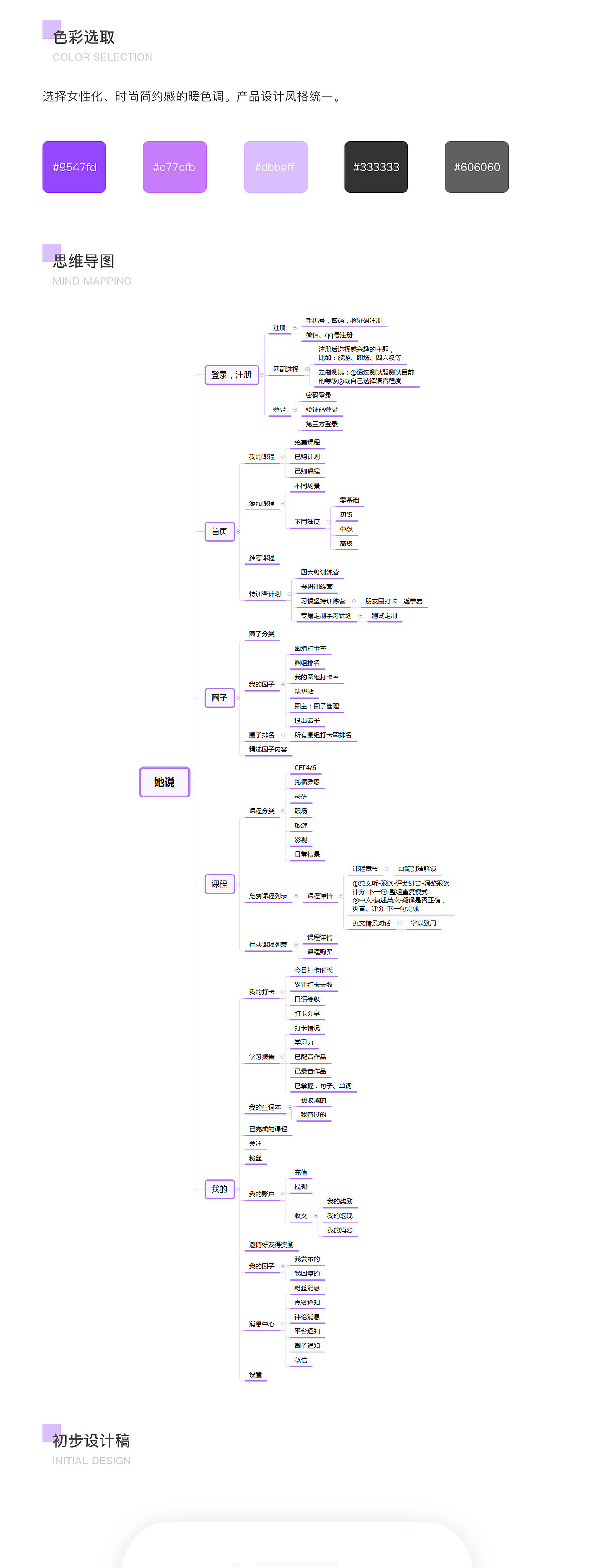 她说英语设计思考