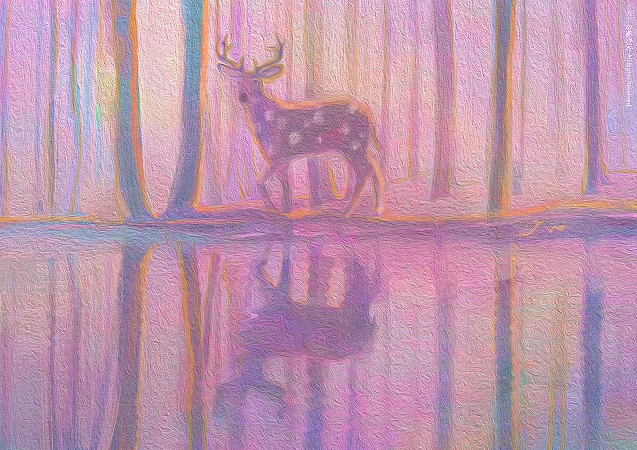 圣诞快乐插画合辑 | 麋鹿