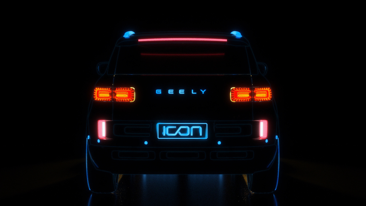 【C4D动效】吉利ICON汽车概念造型演示片