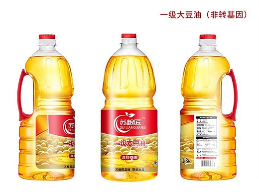 苏粮匠食用油瓶贴