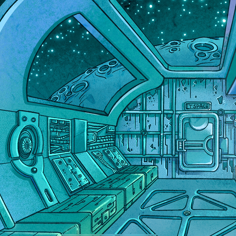 原创插画:屏行未知宇宙