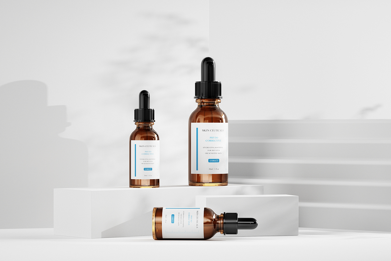 产品渲染-维生素复合精华液