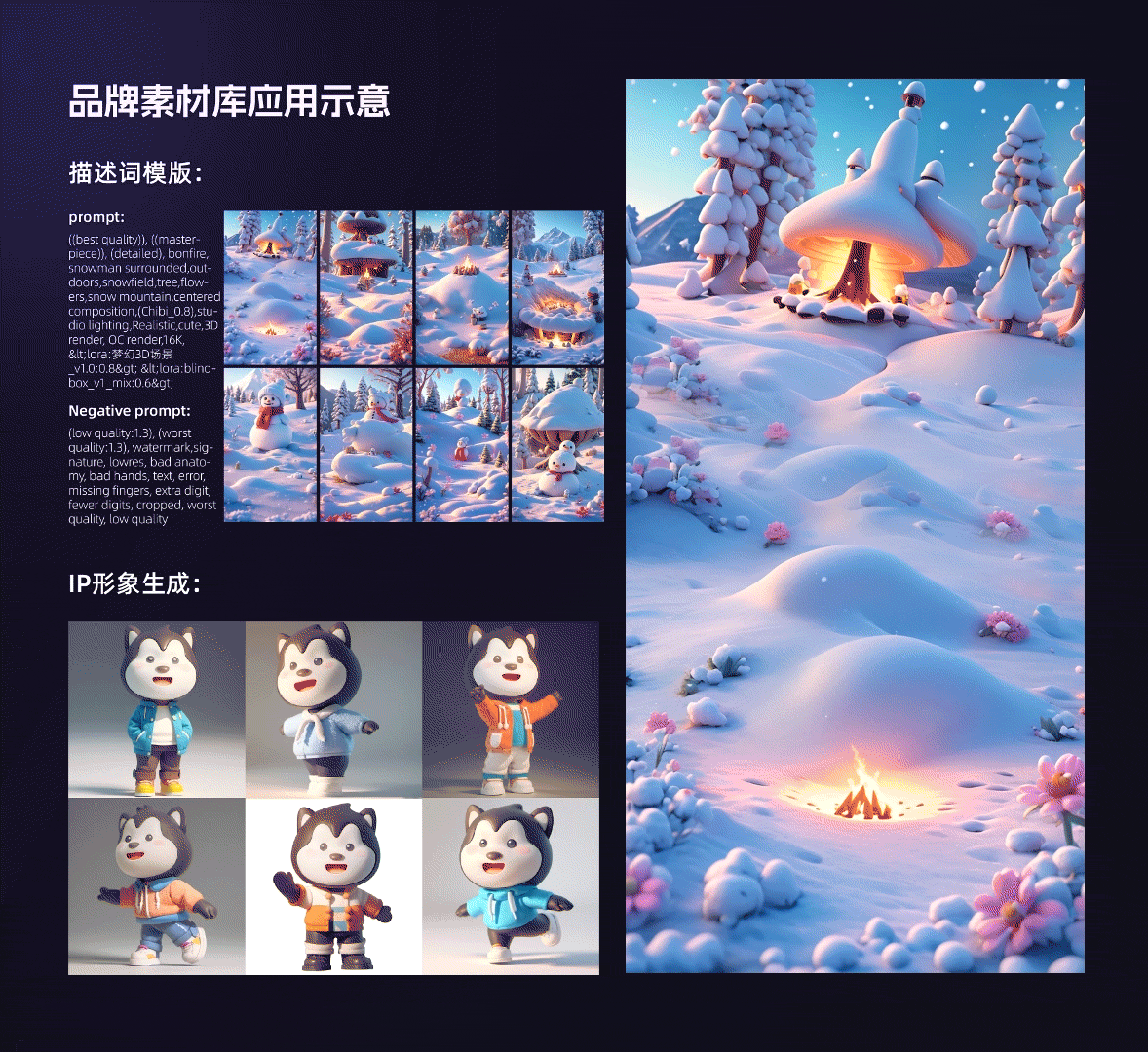 AIGC应用体系-品牌AI资产搭建与应用（图ZMzU3MzE1MjU2） - AI作品 - 站酷设计师哈啰骑行UED原创素材 - 站酷ZCOOL