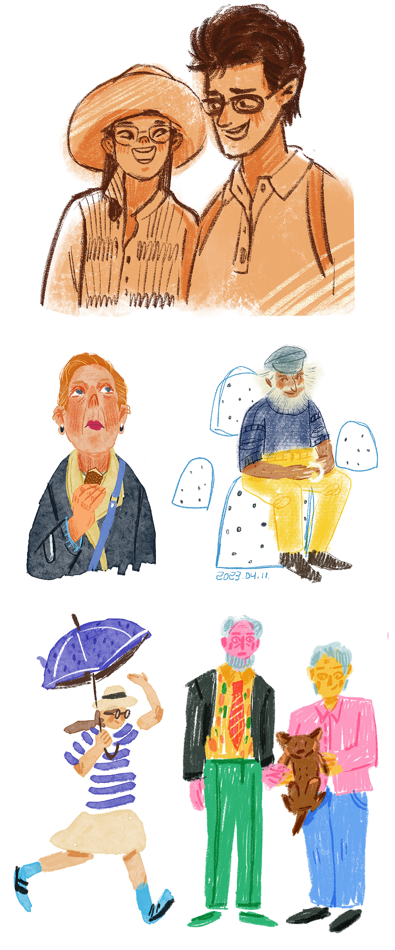 《4月速寫合集》（圖ZMzM5MDI3NDgw） - 創(chuàng)作習(xí)作 - 站酷設(shè)計(jì)師大寶Dbao原創(chuàng)素材 - 站酷ZCOOL