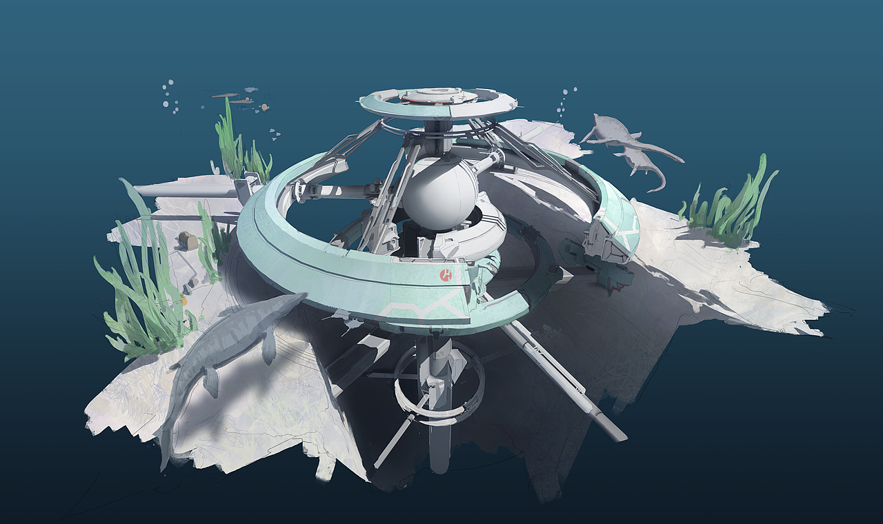 陈克凡老师最新沙盘作品《海底捞》（图ZMzM0NzQ4MDY0） - 游戏原画 - 站酷设计师艺数绘CG原创素材 - 站酷ZCOOL