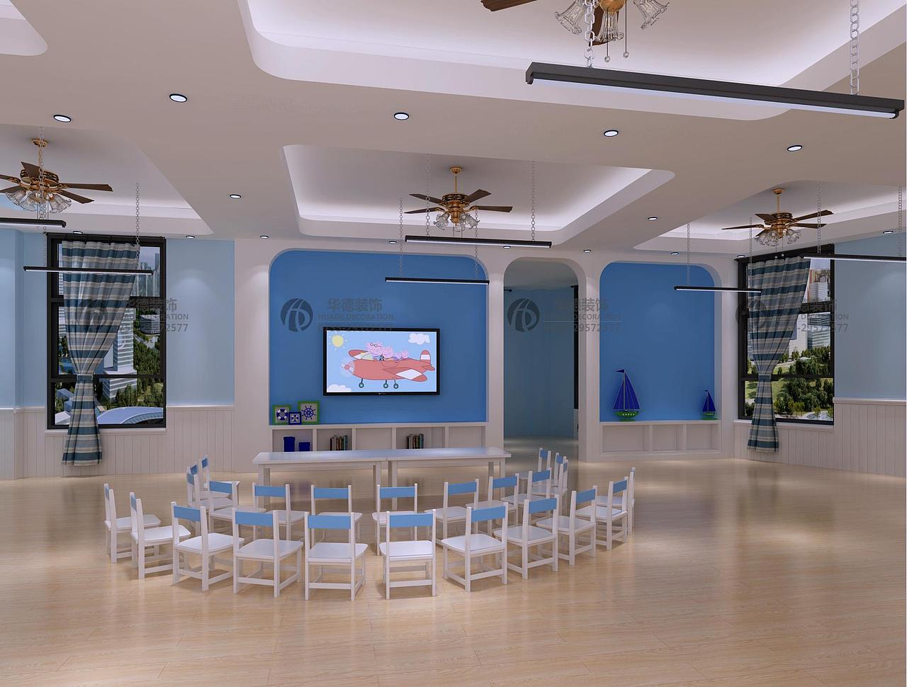 龙岗区横岗幼儿园装修设计 幼儿园翻新改造