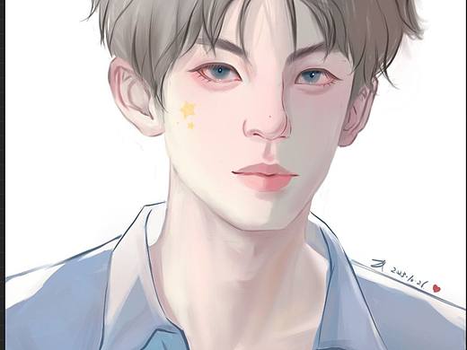 原创男生头像伪厚涂