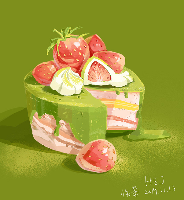 植物、动物、食物插画习作（图ZMTg2ODgyODYw） - 创作习作 - 站酷设计师strawberry22原创素材 - 站酷ZCOOL