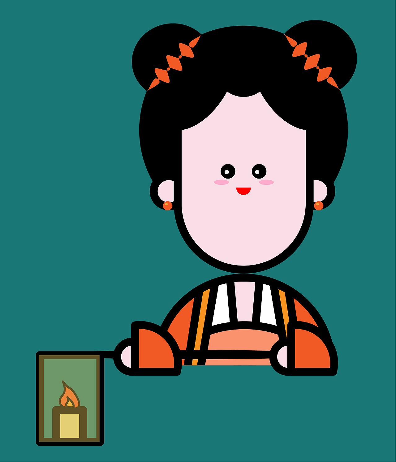 可爱人物形象（图ZMjIzMzEyNDEy） - 创作习作 - 站酷设计师熙梓原创素材 - 站酷ZCOOL