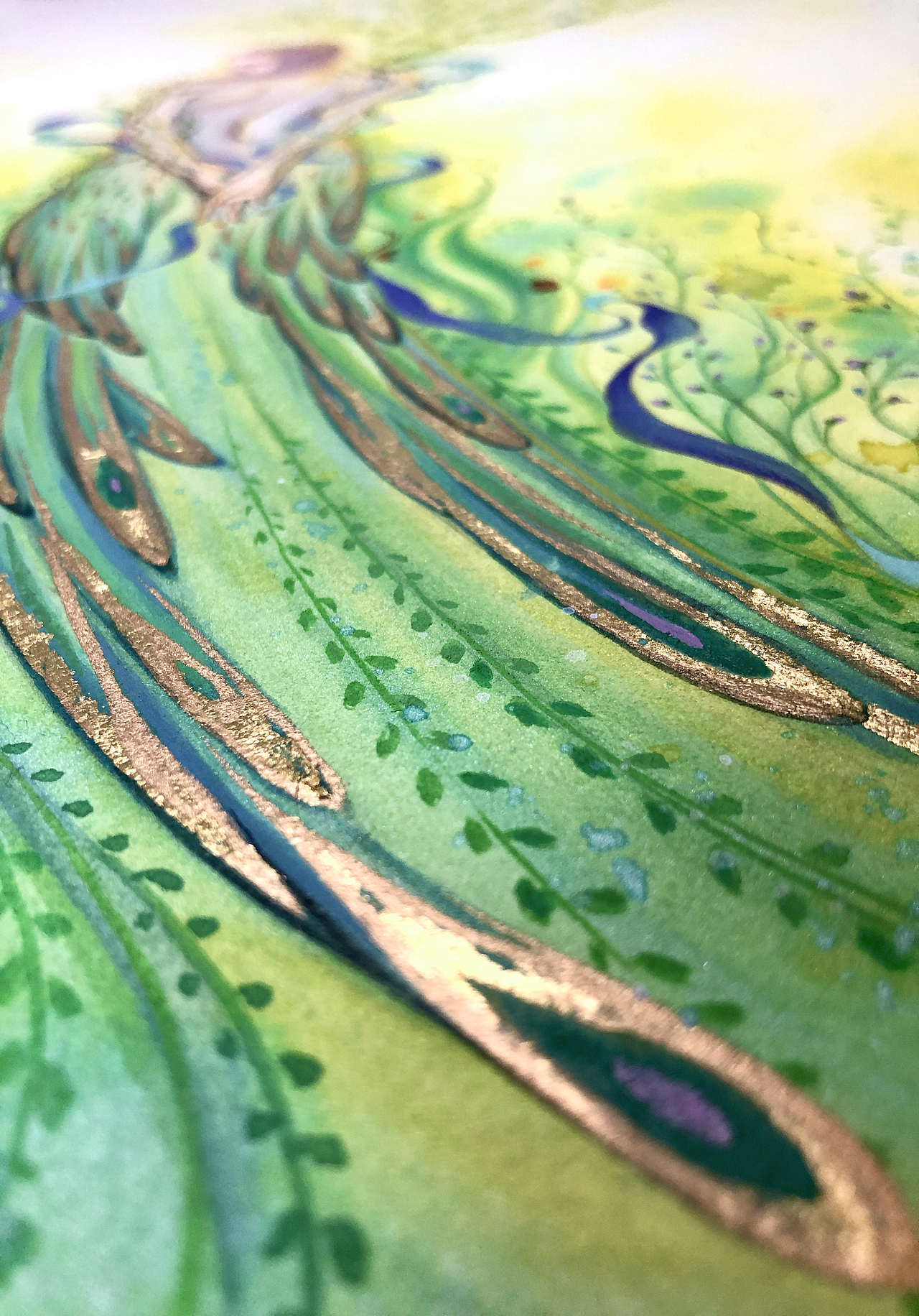山海经系列之句芒（图ZMjgwMjY5ODY0） - 艺术插画 - 站酷设计师发芽MsFarrah原创素材 - 站酷ZCOOL