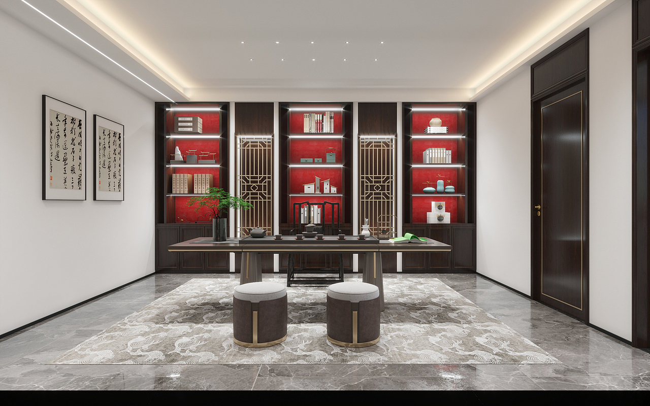 600平古董展厅+居家