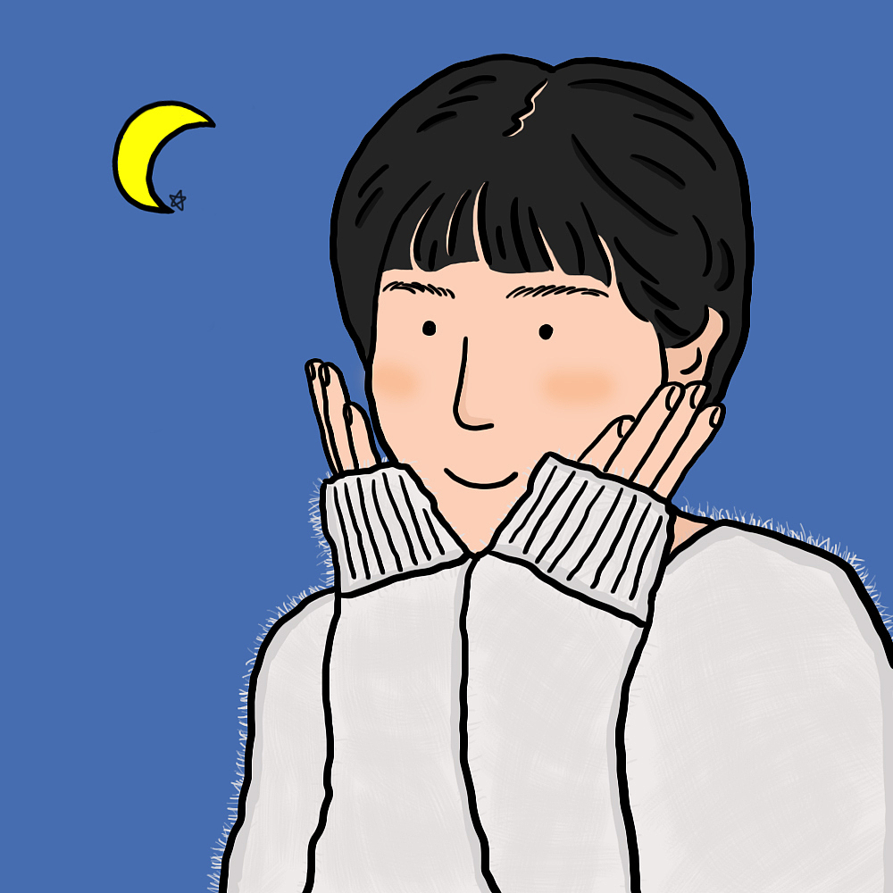 原创插画头像|把自己画成画