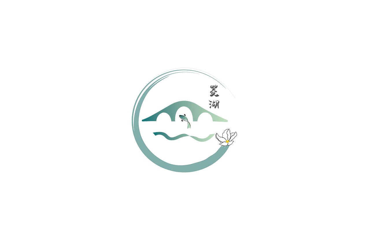 原创菱湖镇Logo