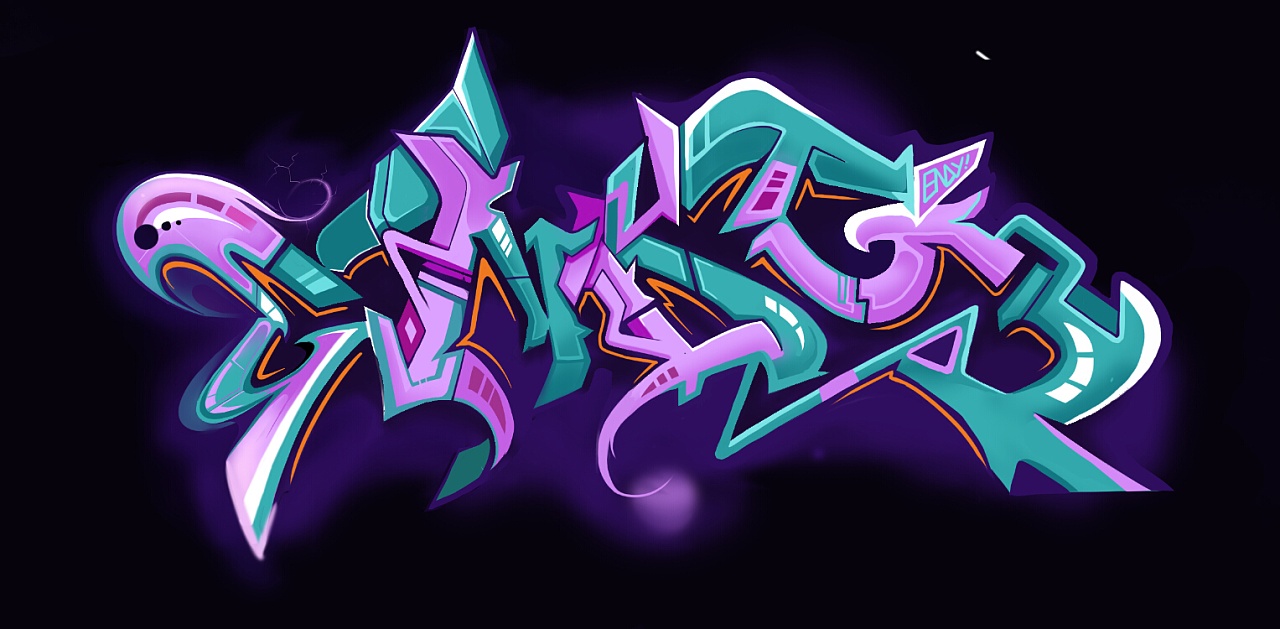 oldskool街头涂鸦字体