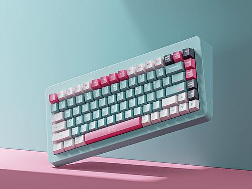 一组键盘产品渲染（个人主页-ZNTY3NzU1MzY=） - 产品 - 站酷设计师苏文的梦原创素材 - 站酷ZCOOL