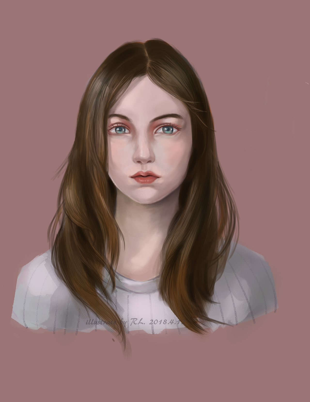 五官练习|插画|创作习作|若泷酱 - 原创作品 - 站酷 (zcool)