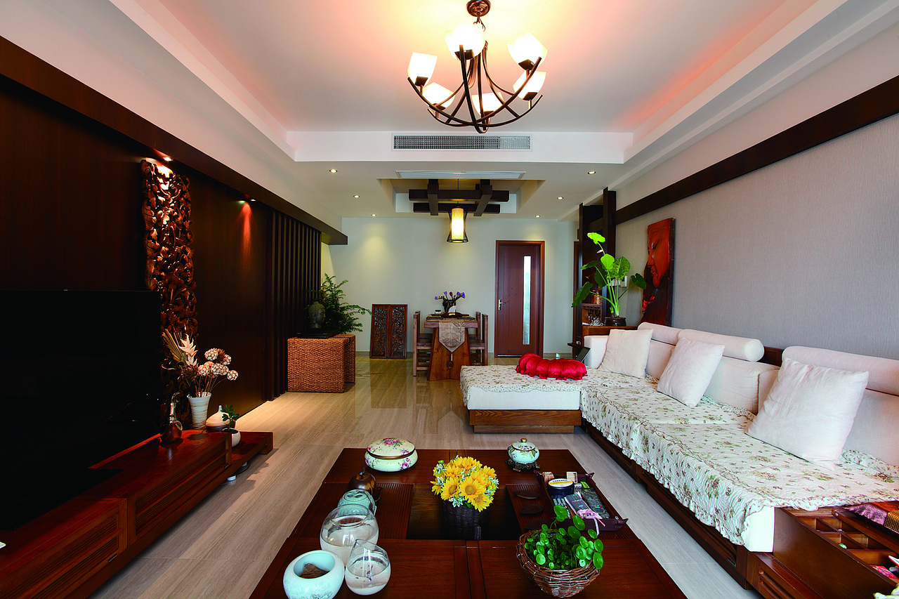 赤峰方林装饰玄关柜装修效果图