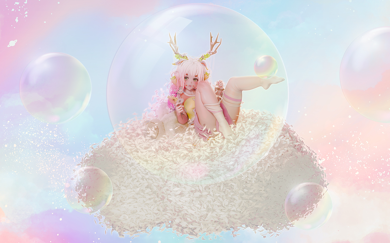 云中梦（图ZMjkzODg3ODIw） - 人物/生物 - 站酷设计师果儿家原创素材 - 站酷ZCOOL