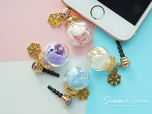 花艺手作--永生花钥匙扣--《夏末花园成长日记35》