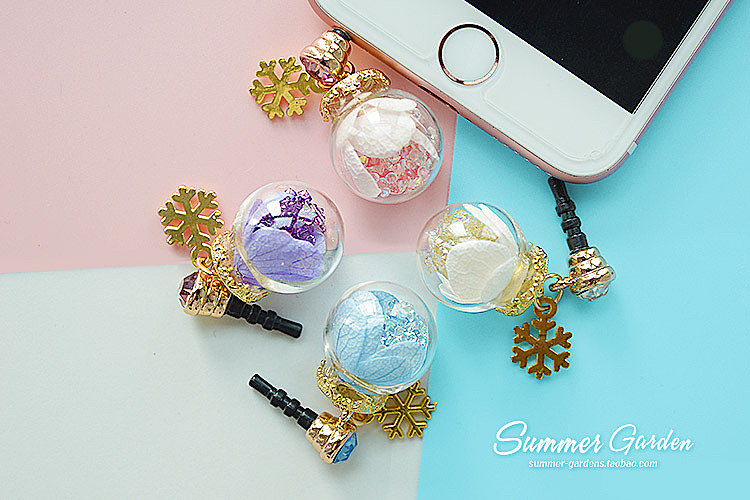 花艺手作--永生花钥匙扣--《夏末花园成长日记35》