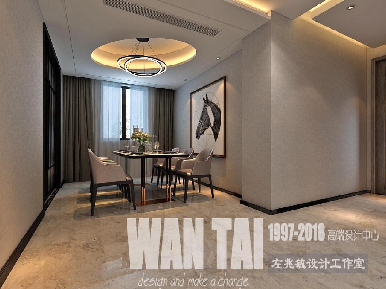 济宁北湖晨阳胡润三层独栋别墅装修效果图-济宁路小七