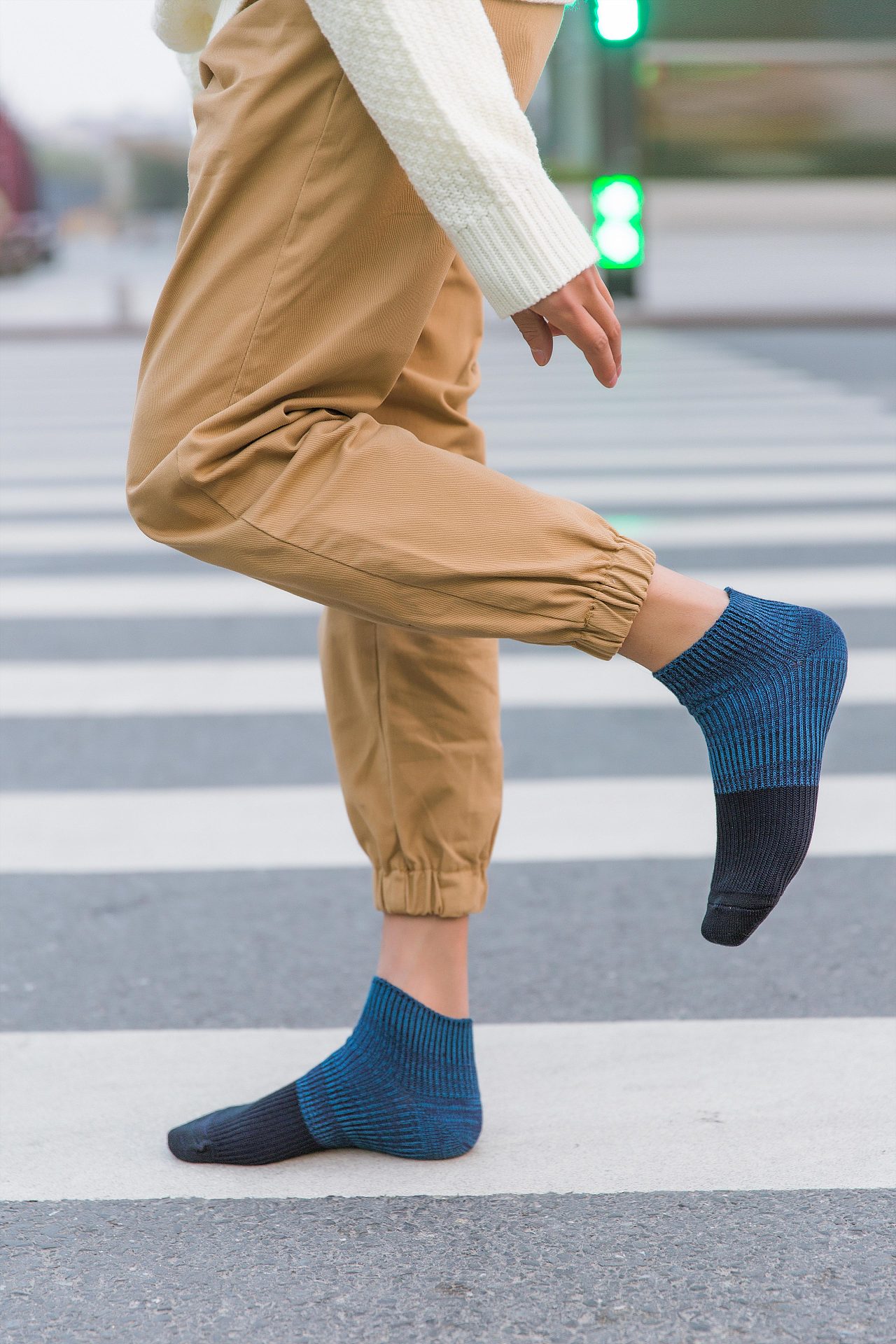 街拍风男袜摄影