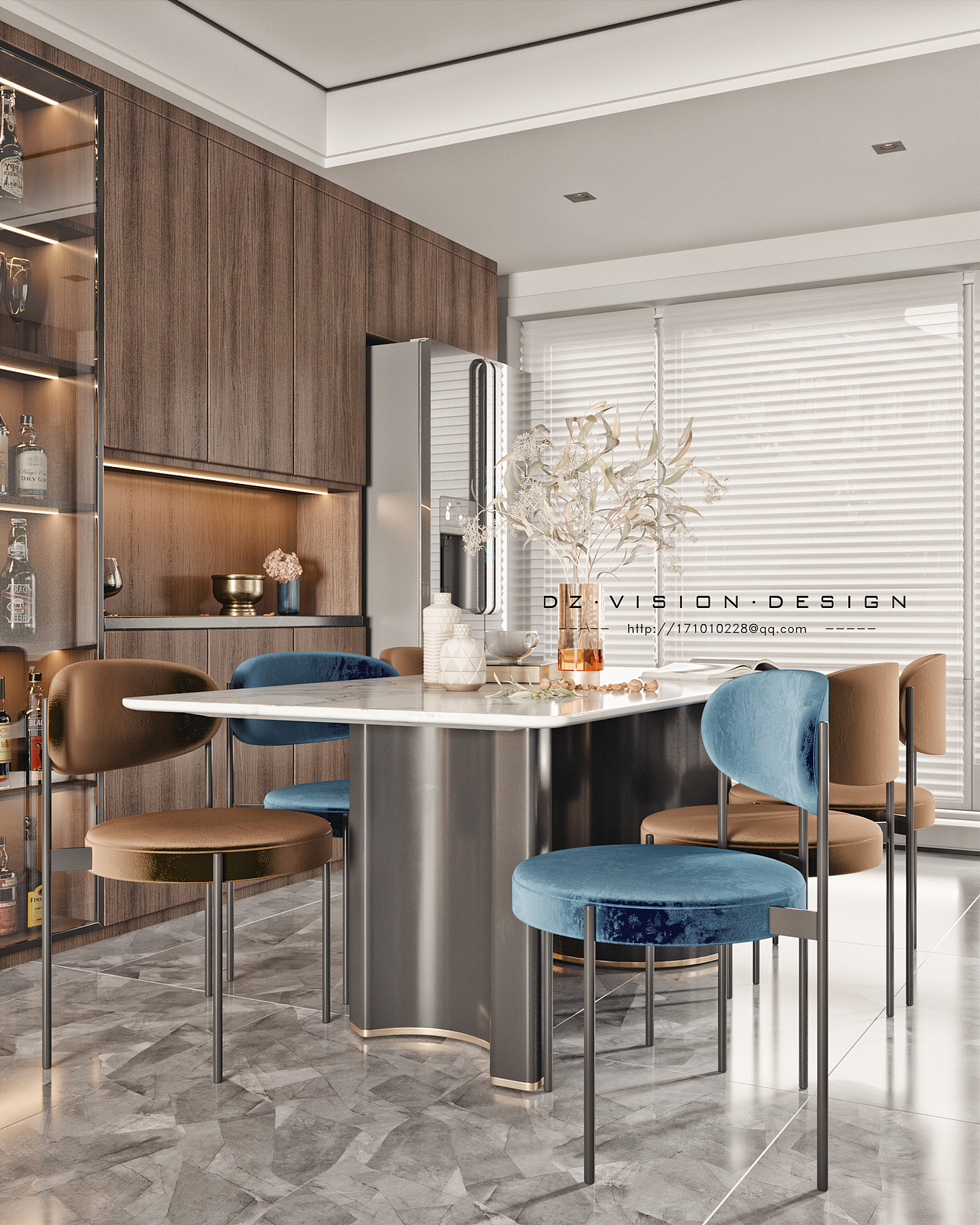 现代客餐厅（图ZMjE1MDE5OTI4） - 家装设计 - 站酷设计师26的火车DZ原创素材 - 站酷ZCOOL