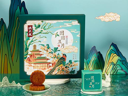 沈大成 功德林 杏花楼月饼