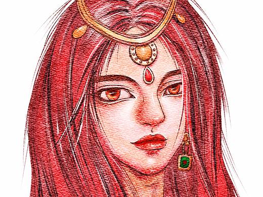 孫珍妮之天竺少女（個(gè)人主頁(yè)-ZMzMxNjUzMTY=） - 商業(yè)插畫(huà) - 站酷設(shè)計(jì)師天天向上的張?jiān)瓌?chuàng)素材 - 站酷ZCOOL
