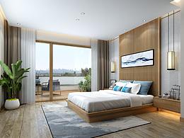 別墅新中式效果圖