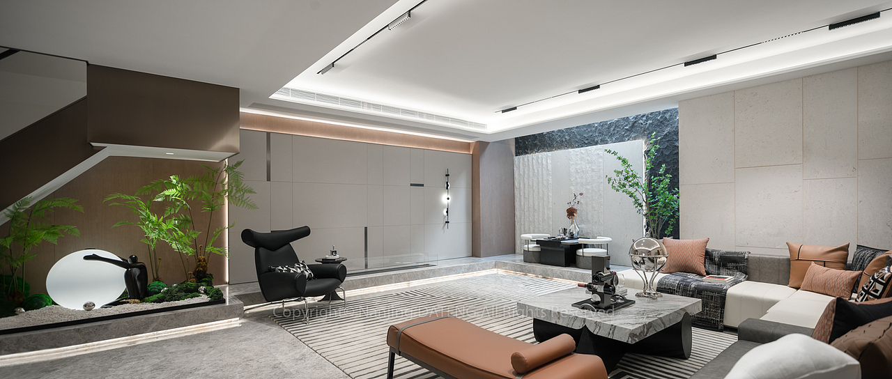 烟台龙湖别墅140下叠/样板房空间拍摄/重庆诺瑞设计