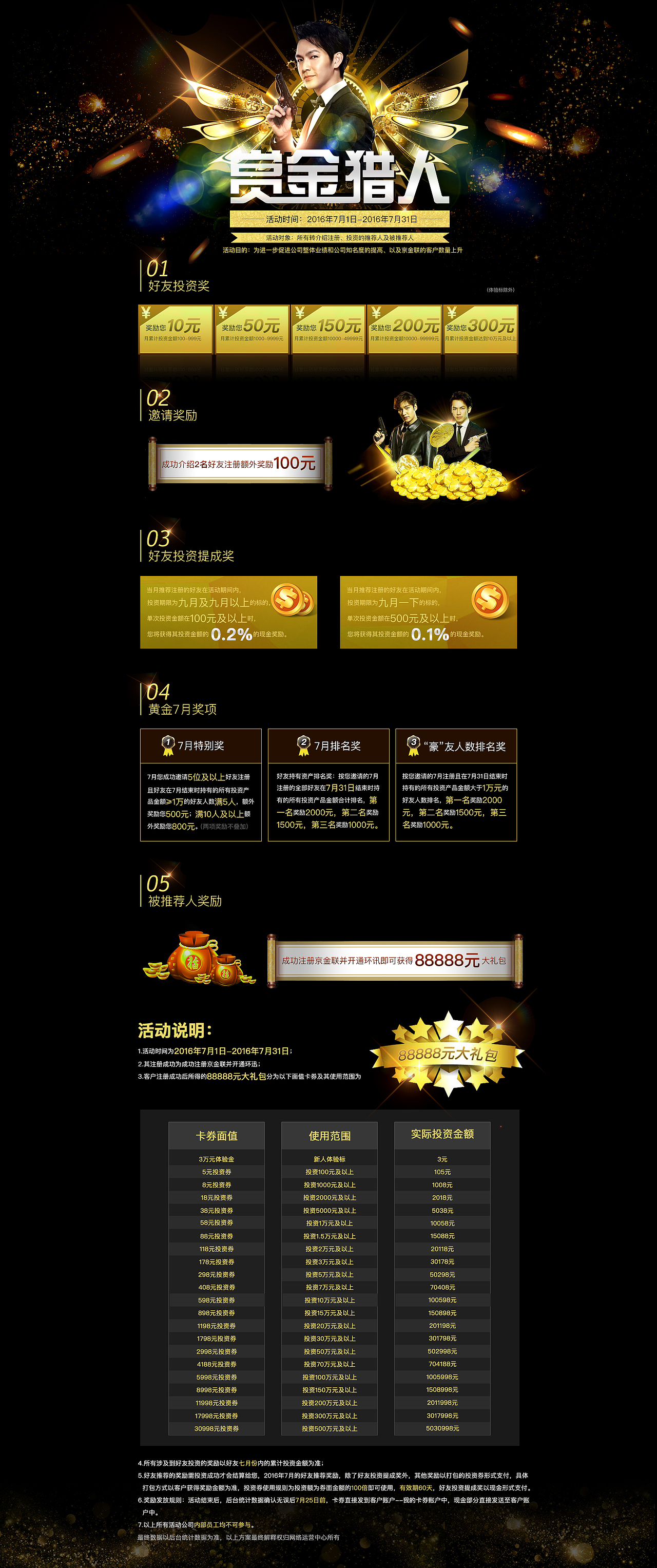 赏金猎人活动页