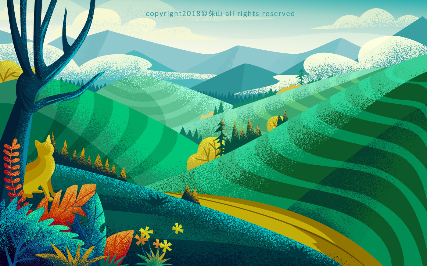 尼汝亚丁--旅行(三)|插画|插画习作|莯山 - 原创作品 - 站酷 (zcool)