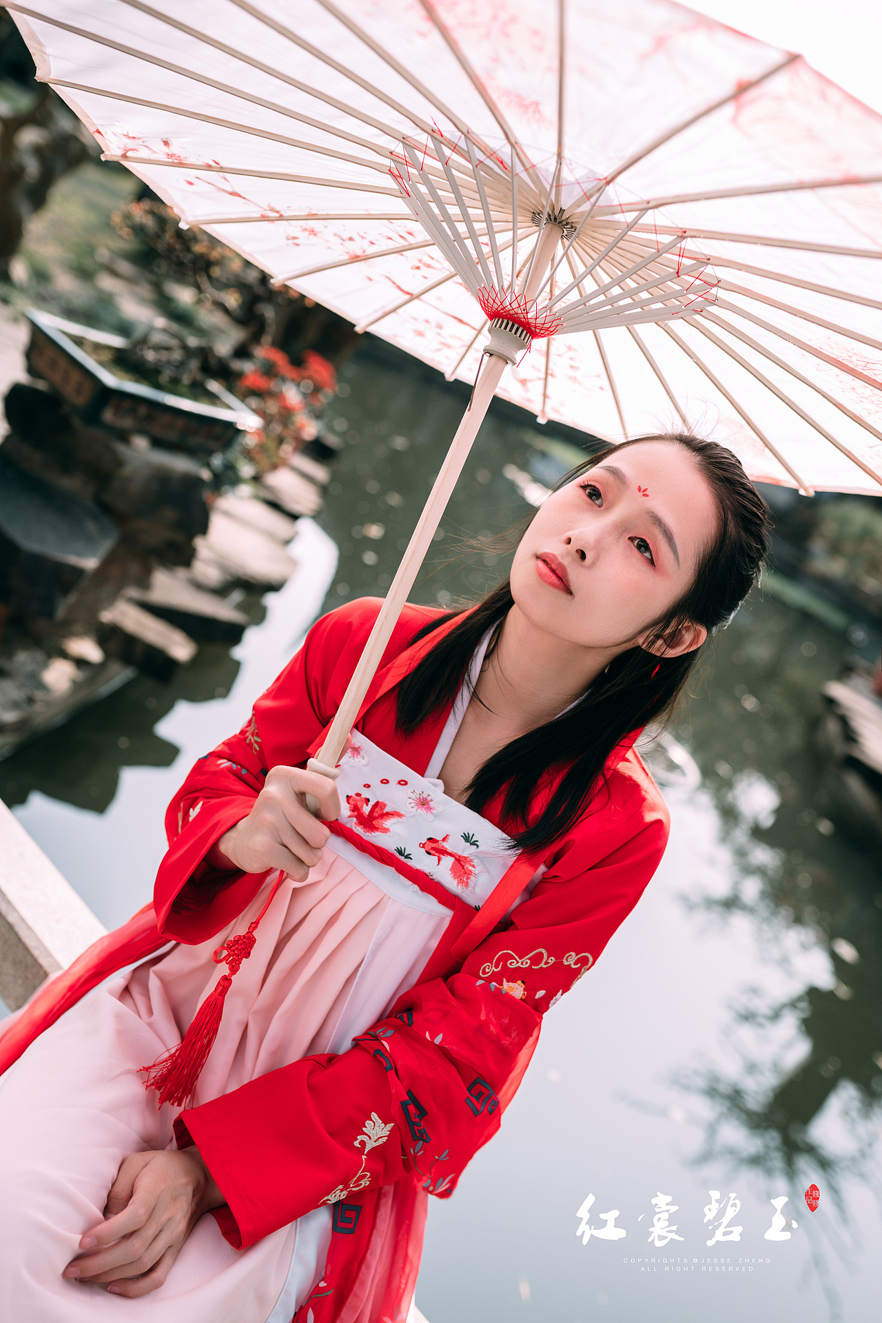 《红裳碧玉》-2019第一组照片（图ZMTQzNDA4MDA0） - 人像摄影 - 站酷设计师贱贱Jesse原创素材 - 站酷ZCOOL