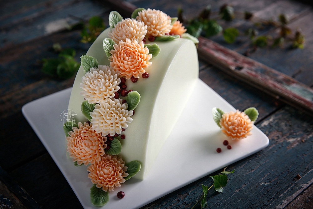 烘焙艺匠社-韩式裱花蛋糕作品