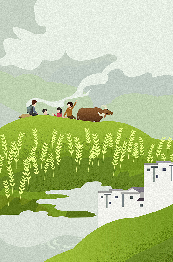 童趣（图ZMTAzMDU2NTA4） - 艺术插画 - 站酷设计师我有喵了原创素材 - 站酷ZCOOL