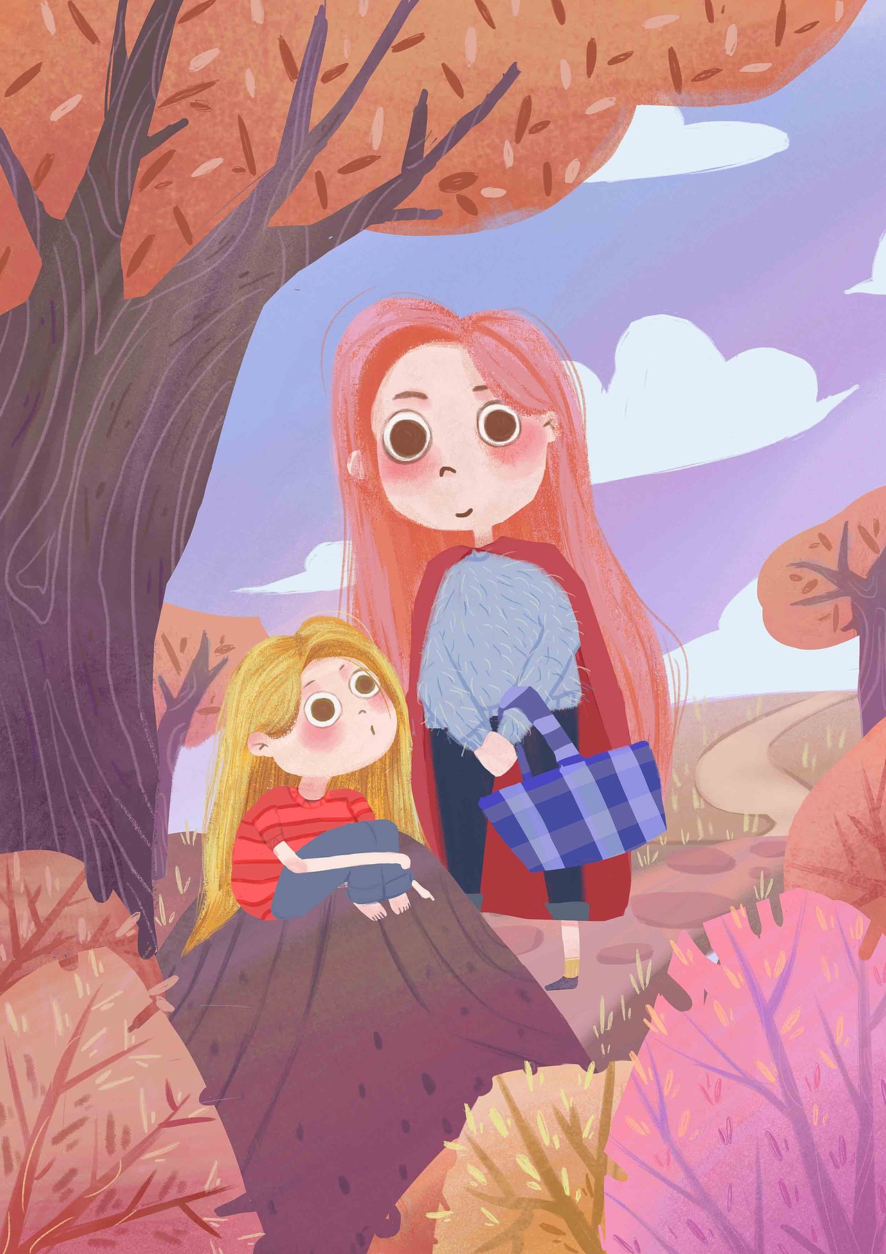 下雪天也一起来玩吧（图ZMjM0NTc5ODI0） - 儿童插画 - 站酷设计师嗷小饼原创素材 - 站酷ZCOOL