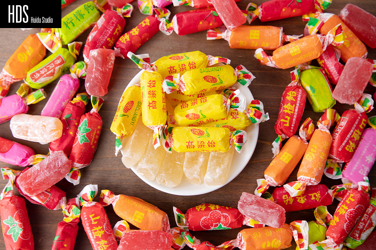 高粱饴场景图拍摄详情页制作