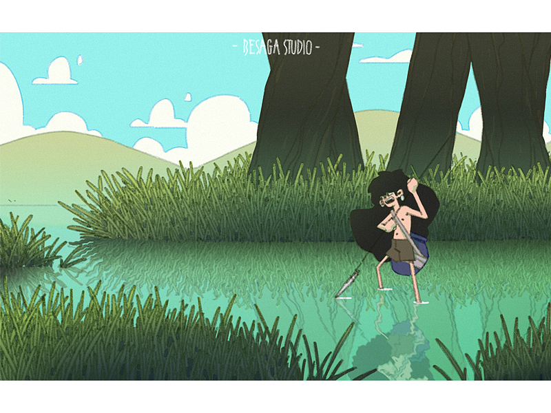 城外渔猎
<br>“又是想念豚师烤肉的一天”