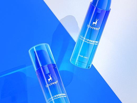 冰川系列(洁面\平衡水乳\祛痘精华露) | 产品C4D渲染（个人主页-ZNDg4OTkxOTY=） - 产品 - 站酷设计师Guxxi原创素材 - 站酷ZCOOL