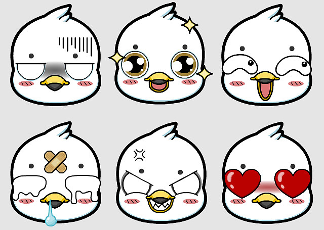 网络公司的海鸥吉祥物