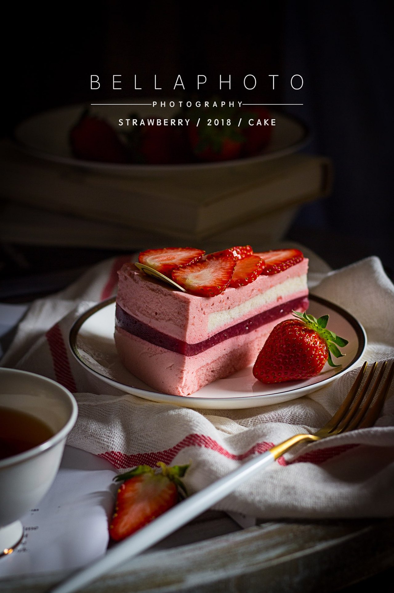 草莓蛋糕|摄影|产品摄影|gokinana吴琦 - 原创作品 - 站酷 (ZCOOL)