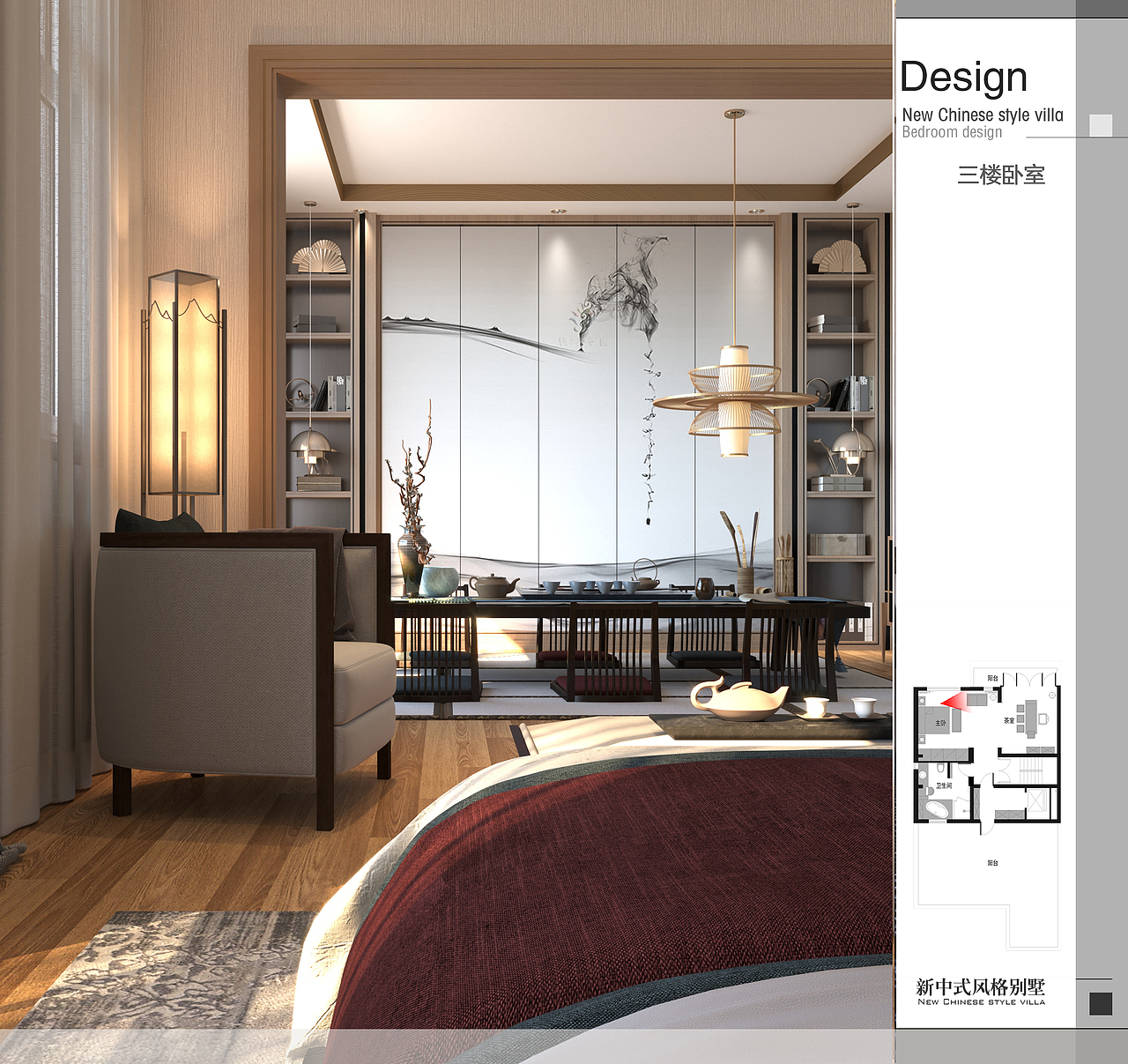 别墅室内设计（图ZMjE5ODYzMjAw） - 家装设计 - 站酷设计师我是柴某人原创素材 - 站酷ZCOOL