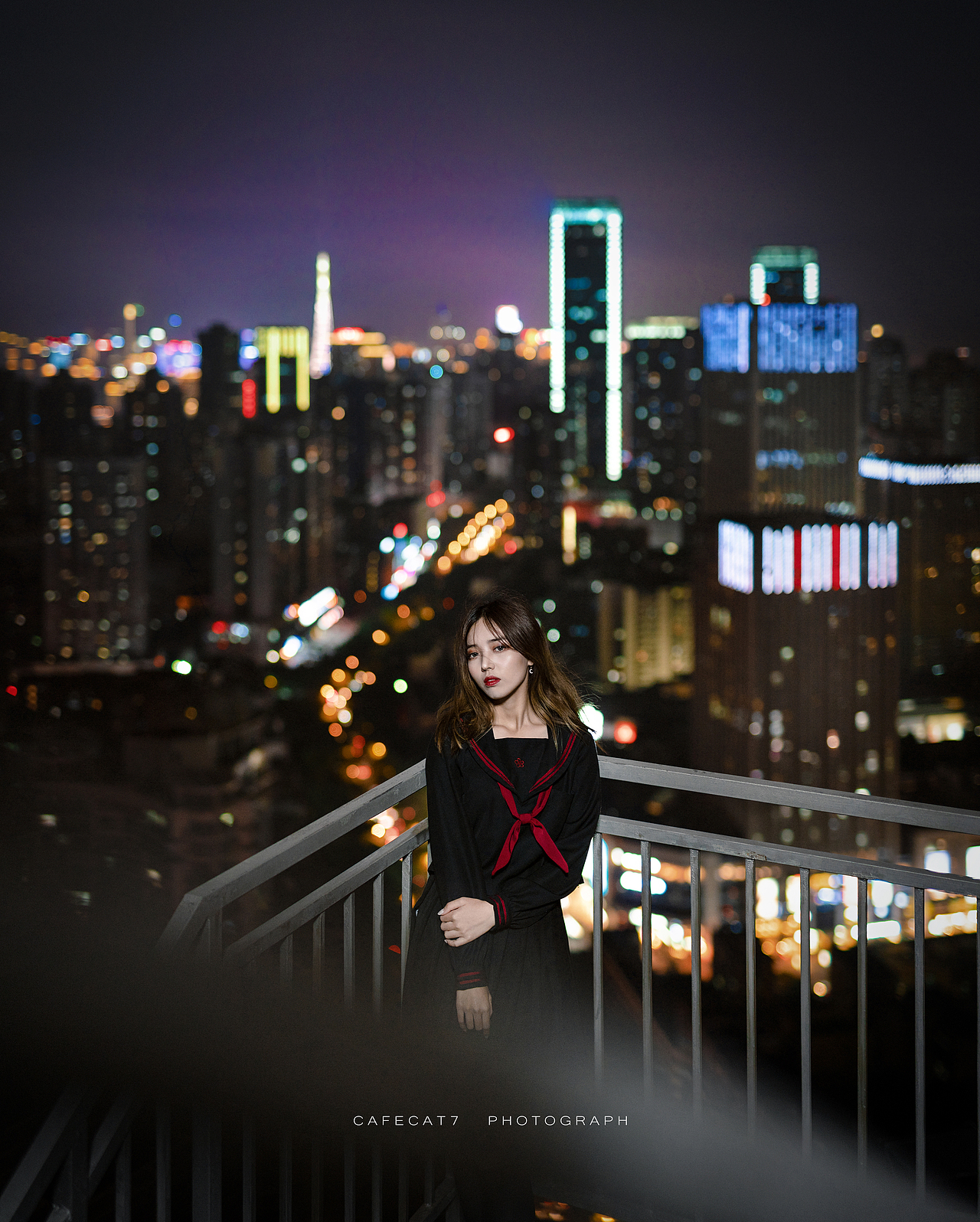 天台JK少女（图ZMTE2OTg3OTI0） - 人像摄影 - 站酷设计师速溶咖啡猫原创素材 - 站酷ZCOOL