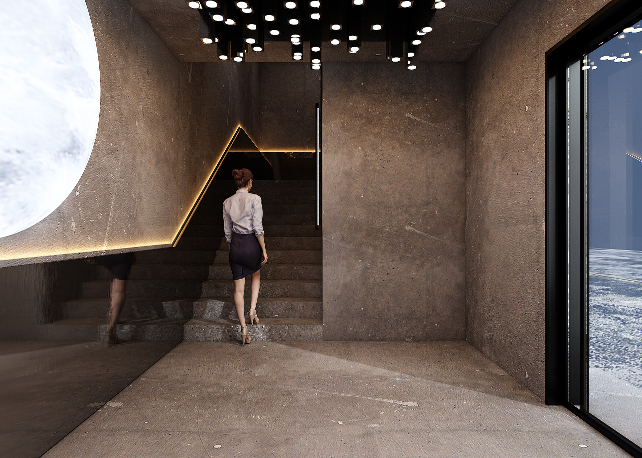 贵州-遵义-上海路-公共楼梯间区域效果展示