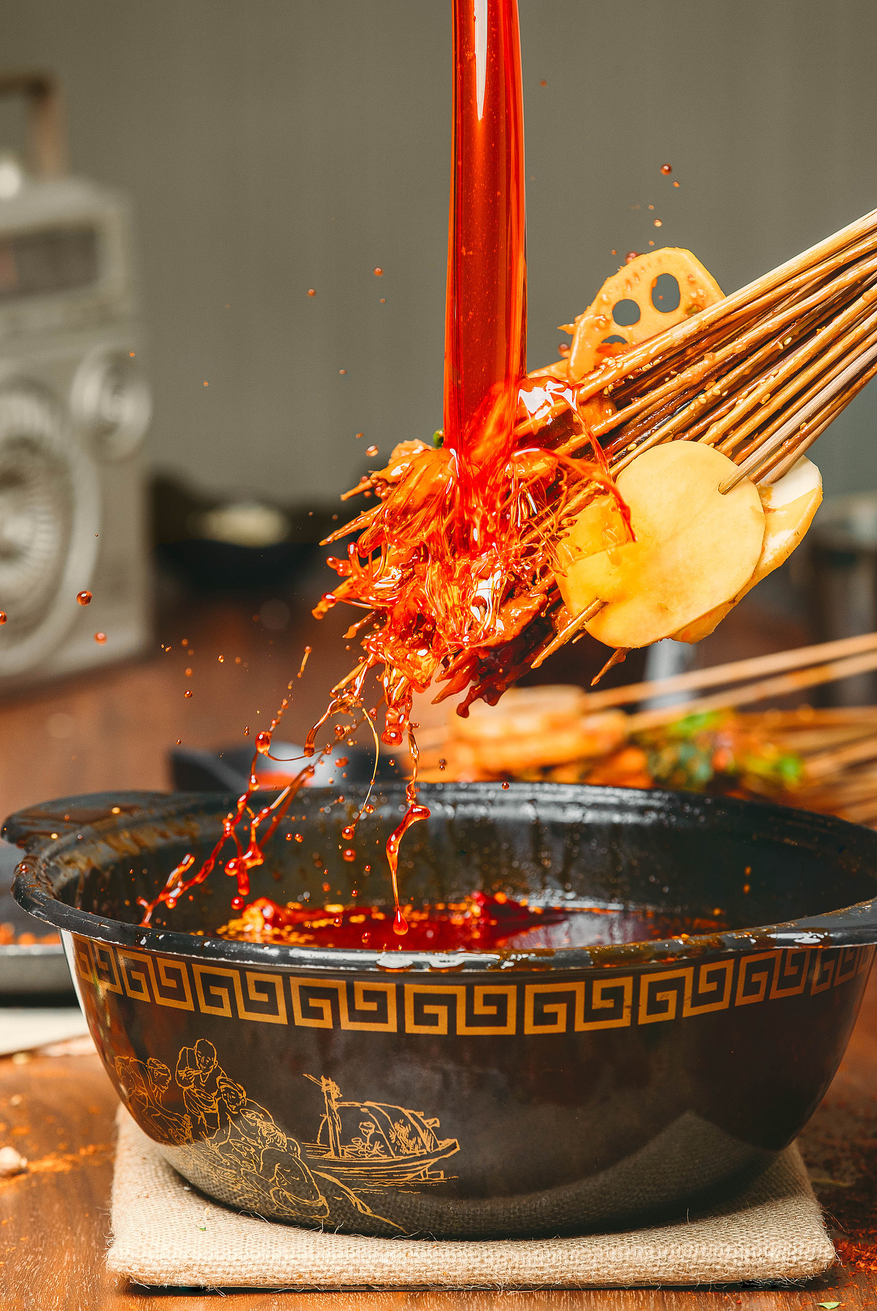 钢管厂五区 小郡肝串串香 